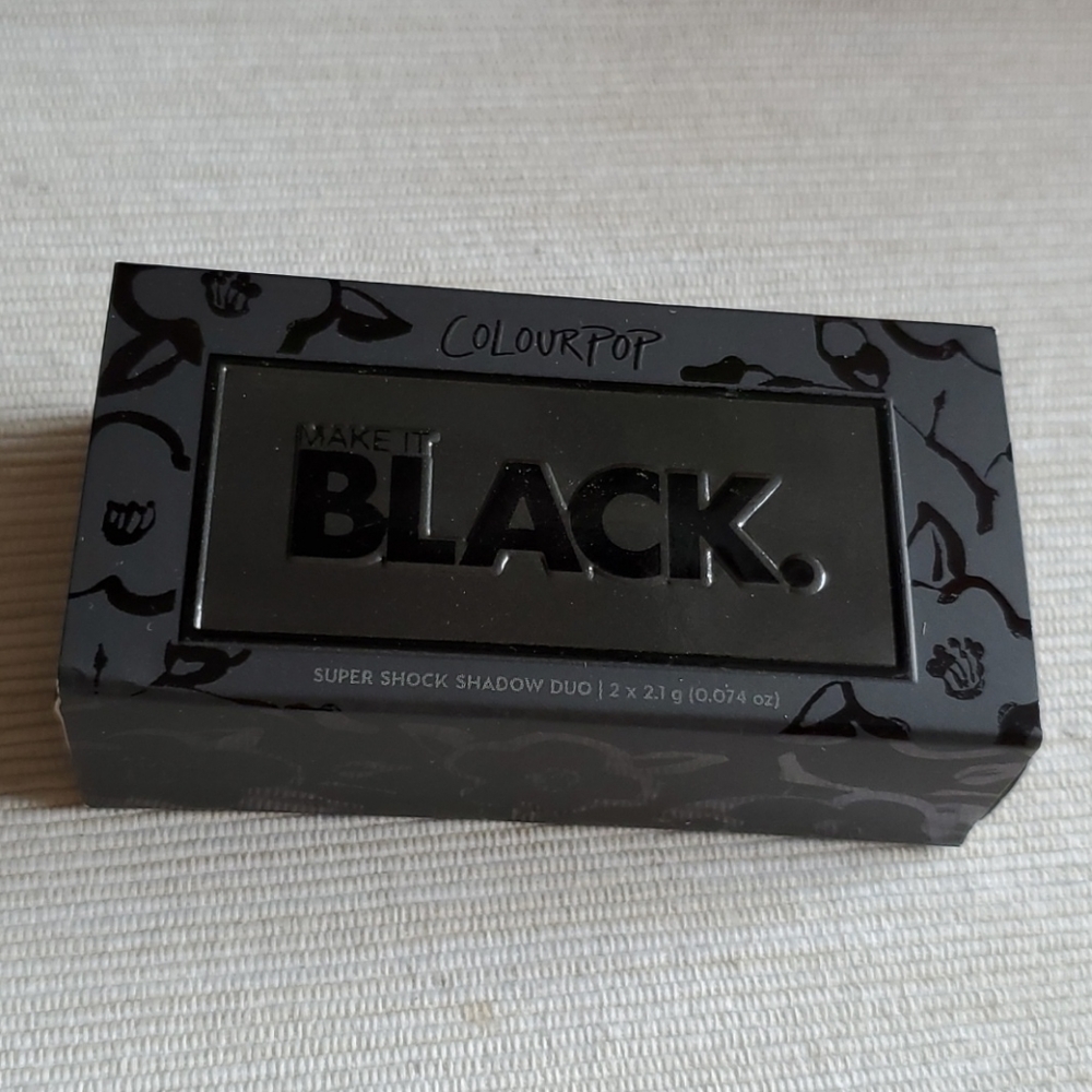 Colourpop Make it Black Eyeshadow Duo
